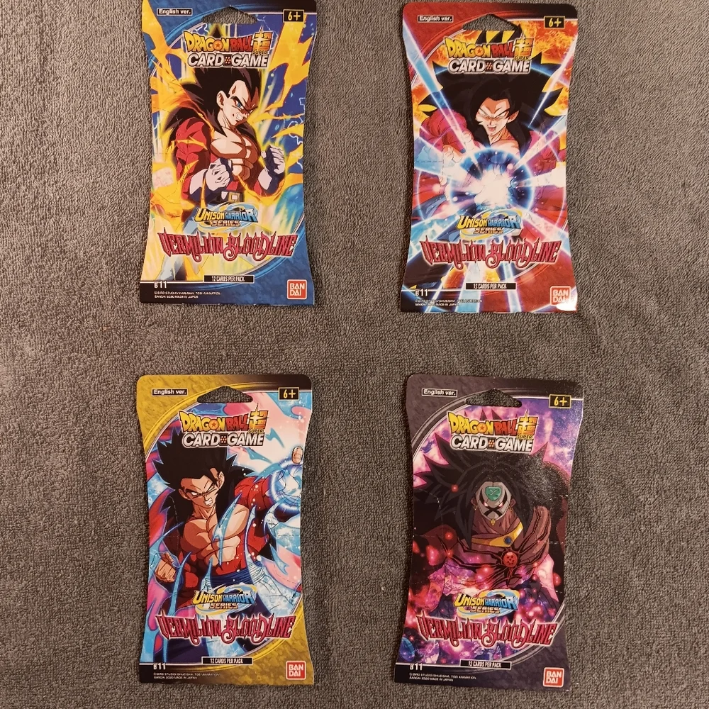 dragon ball vermilion bloodline booster box 1st edition BT11  all without dirtying your character sheet with eraser marks Dragon Ball: Vermilion Bloodline booster